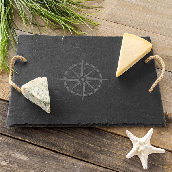Cathy's Concepts Compass Slate Serving Tray