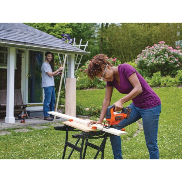 BLACK+DECKER 20-Volt MAX Lithium-Ion Cordless Jigsaw with 1.5 Ahr Battery and Charger