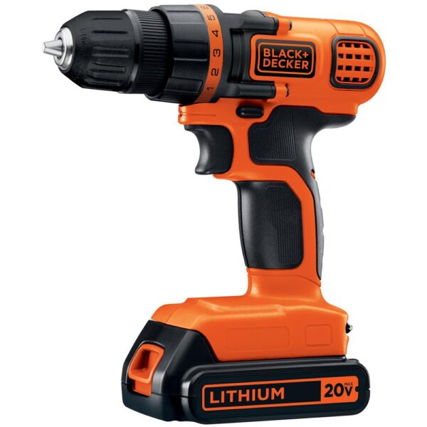 BLACK+DECKER 20-Volt MAX Lithium-Ion Cordless Combo Kit (4-Tool) with (2) Batteries 1.5Ah and Charger