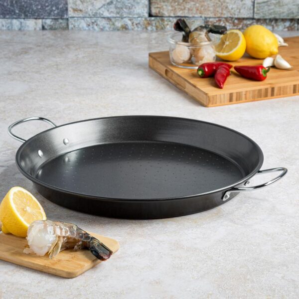 Ecolution Sol 20 in. Steel Nonstick Grill Pan in Black