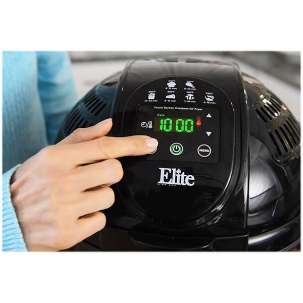 Elite 3.5 Qt. Digital Air Fryer in Black