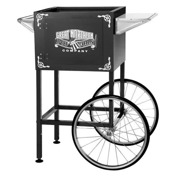 Great Northern 8 oz. Black Replacement Cart / Stand for Lincoln Style Popcorn Machine