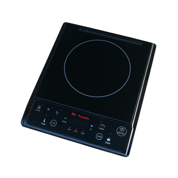 SPT 1300-Watts 7.5 in. single Burner Induction Cooktop (Silver) with 3.5L Induction Ready Stainless Steel Pot w/ Glass Lid
