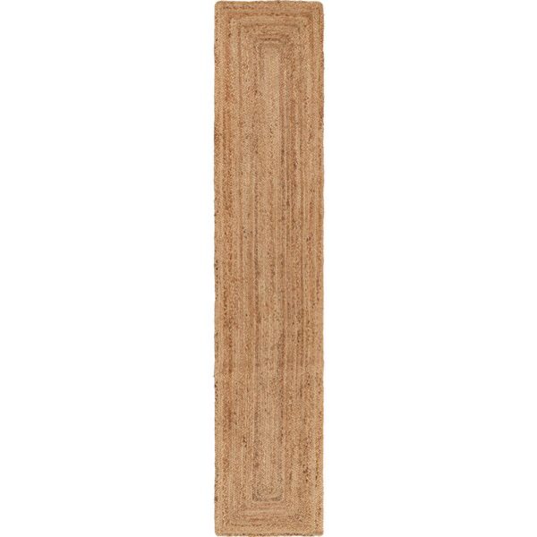 LR Home 80 in. x 16 in. Natural Jute Classic Braided Runner