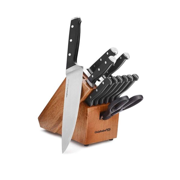Calphalon Classic 12-Piece Self-Sharpening Cutlery Knife and Block Set with Sharp in Technology