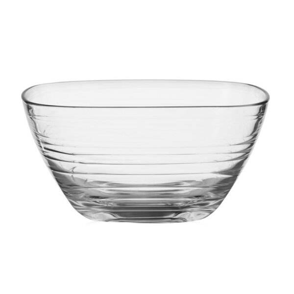 Libbey Aviva 5.5 in. 6-Piece Clear Glass Small Wave Side Bowl Set