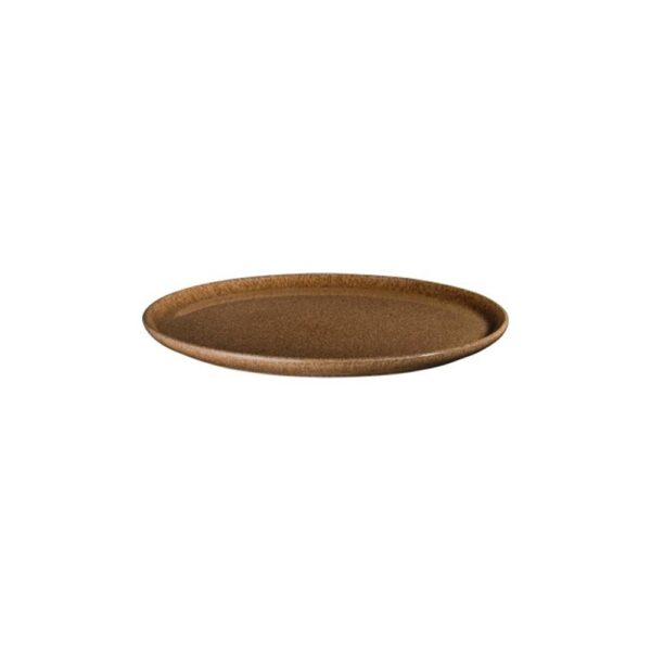 Denby Studio Craft Chestnut Stoneware Round Platter