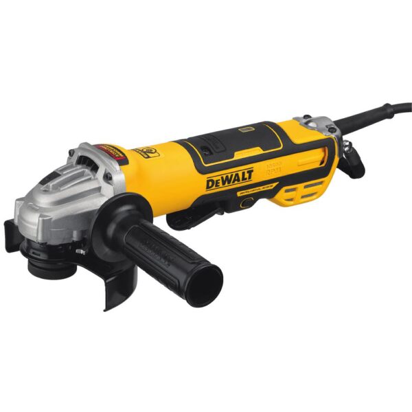 DEWALT 13 Amp Corded 5 in. Brushless Angle Grinder with Paddle Switch