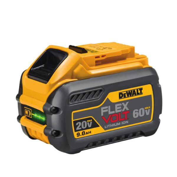 DEWALT FLEXVOLT 60-Volt MAX Cordless Brushless 7-1/4 in. Circular Saw, (1) FLEXVOLT 6.0Ah & (1) FLEXVOLT 9.0Ah Battery