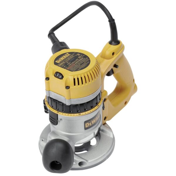 DEWALT 2-1/4 HP Electronic Variable Speed D-Handle Router with Soft Start