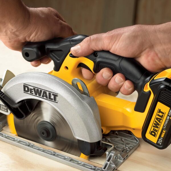 DEWALT 20-Volt MAX Cordless Brushless 1/2 in. Hammer Drill, (1) 20-Volt 3.0Ah Battery, Charger, and 6-1/2 in. Circular Saw