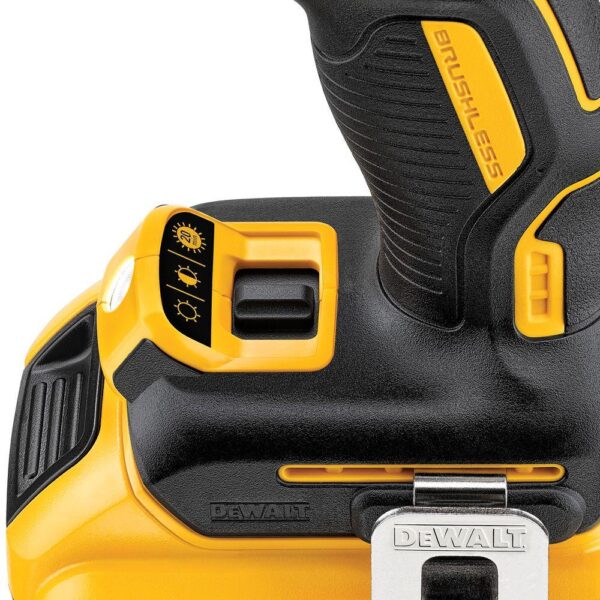 DEWALT 20-Volt MAX XR with Tool Connect Cordless Brushless 1/2 in. Hammer Drill/Driver with (2) 20-Volt 2.0Ah Batteries