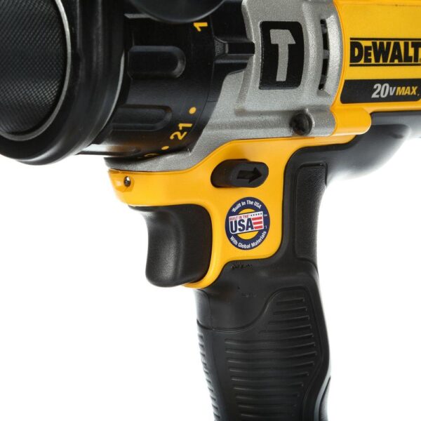 DEWALT 20-Volt MAX Cordless Premium 3-Speed 1/2 in. Hammer Drill with (2) 20-Volt 4.0Ah Batteries, Charger & Case