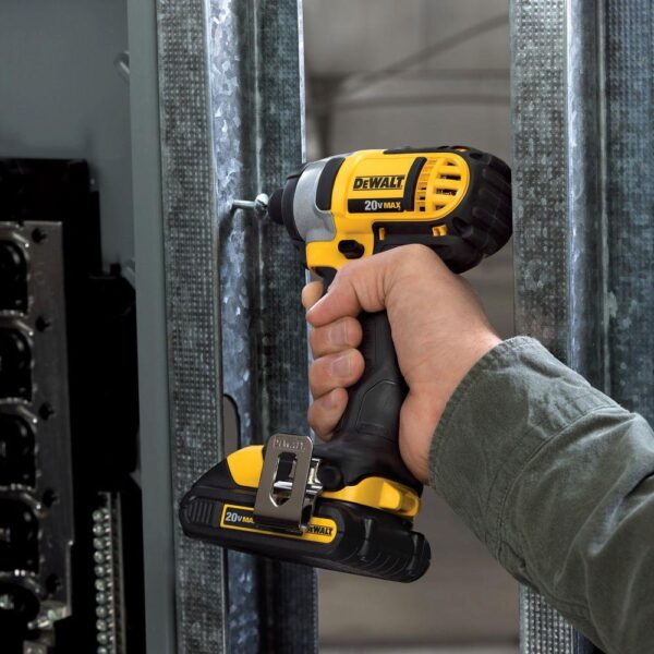 DEWALT 20-Volt MAX Cordless 1/4 in. Impact Driver (Tool-Only)