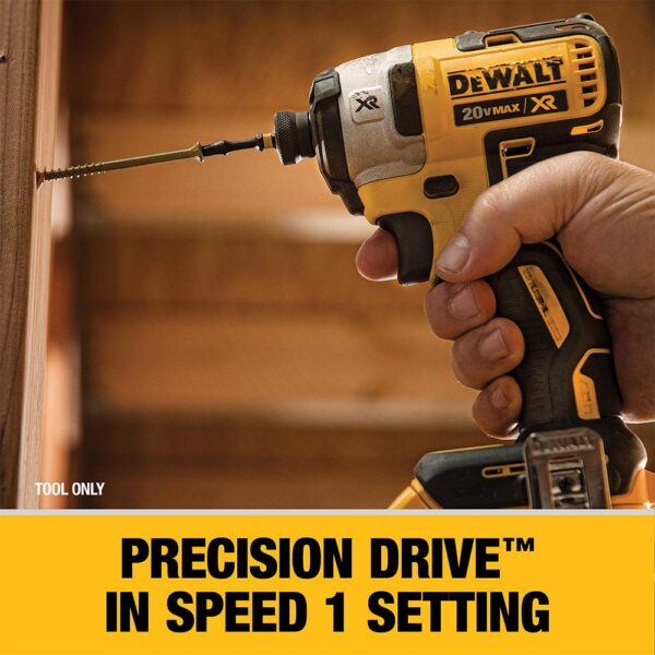 DEWALT 20-Volt MAX XR Cordless Brushless 3-Speed 1/4 in. Impact Driver with (1) 20-Volt 5.0Ah Battery & ATOMIC Oscillating Tool