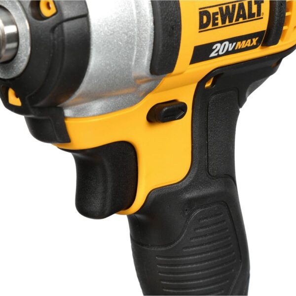 DEWALT 20-Volt MAX Cordless 3/8 in. Impact Wrench Kit with Hog Ring, (2) 20-Volt 4.0Ah Batteries & Charger