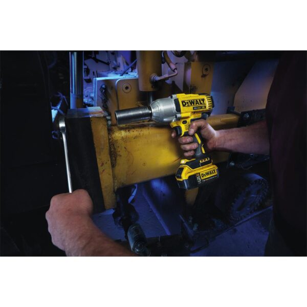 DEWALT 20-Volt MAX XR Cordless Brushless 1/2 in. High Torque Impact Wrench with Detent Pin Anvil, (1) 20-Volt 4.0Ah Battery