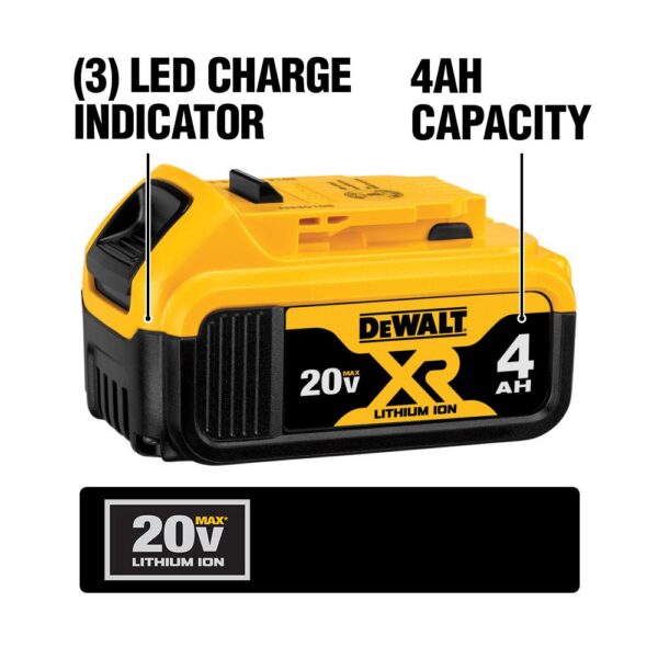 DEWALT 20-Volt MAX 3000-Lumen Tripod Light with (1) 20-Volt Battery 4.0Ah