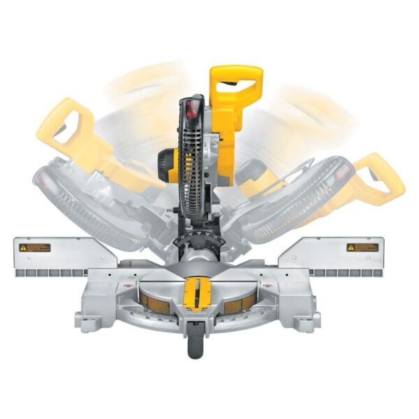 DEWALT 15 Amp Corded 12 in. Double-Bevel Compound Miter Saw with Heavy-Duty Stand