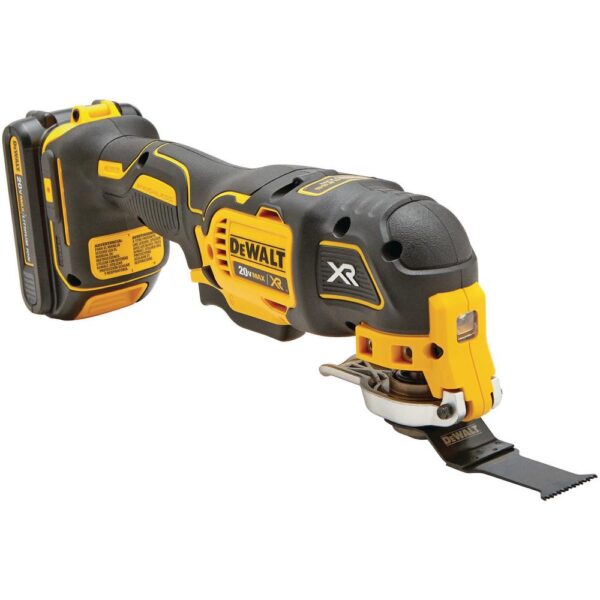 DEWALT 20-Volt MAX XR Cordless Brushless Oscillating Multi-Tool with (1) 20-Volt 1.5Ah Battery & Charger