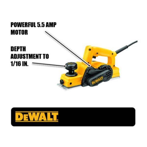DEWALT 5.5 Amp Corded 3-1/4 in. Portable Hand Planer