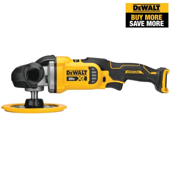 DEWALT 20-Volt MAX XR Cordless Brushless 7 in. Variable Speed Rotary Polisher (Tool-Only)