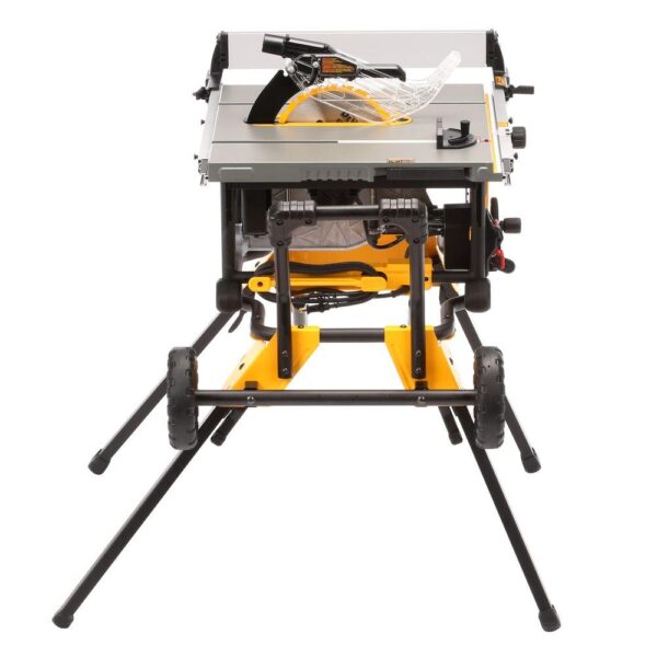DEWALT 15 Amp Corded 10 in. Job Site Table Saw with Rolling Stand