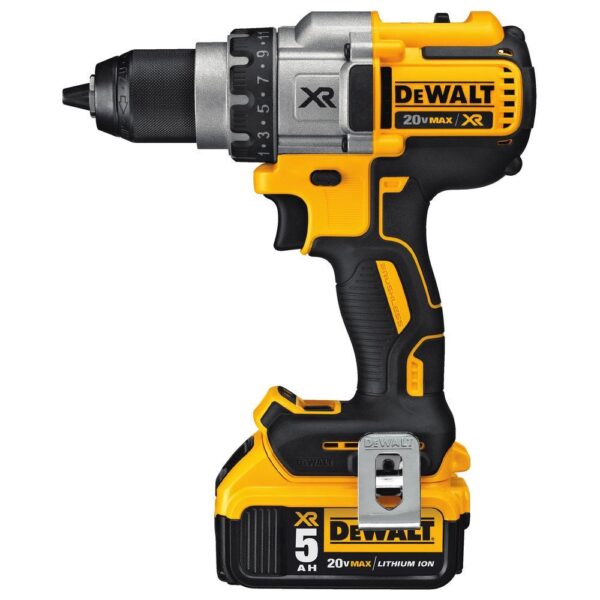 DEWALT 20-Volt MAX XR Cordless Brushless 3-Speed 1/2 in. Drill/Driver with (2) 20-Volt 5.0Ah Batteries & Charger