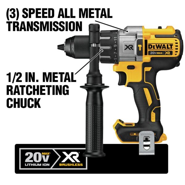 DEWALT 20-Volt MAX XR Cordless Brushless Drill/Reciprocating Saw Combo Kit (2-Tool) with (2) 20-Volt 5.0Ah Batteries & Charger