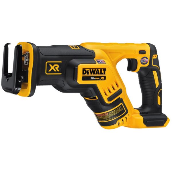 DEWALT 20-Volt MAX XR Cordless Brushless Compact Reciprocating Saw with (1) 20-Volt Battery 3.0Ah & Charger