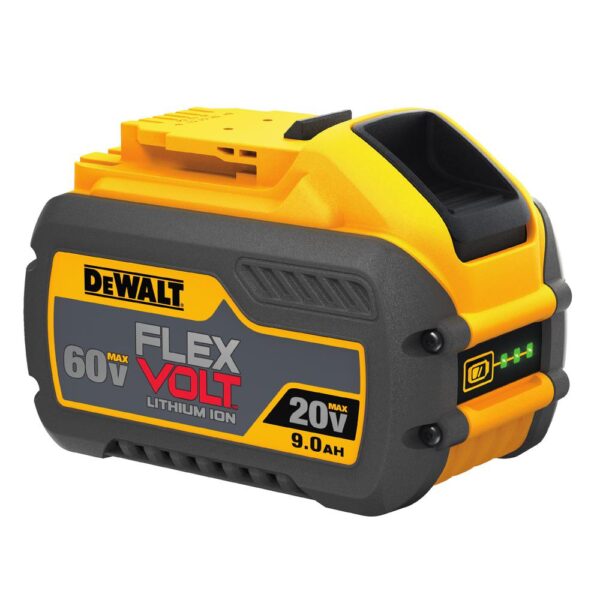DEWALT FLEXVOLT 60-Volt MAX Cordless Brushless Reciprocating Saw with (2) FLEXVOLT 9.0Ah Batteries