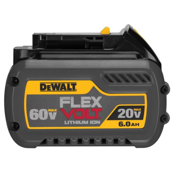 DEWALT FLEXVOLT 60-Volt MAX Cordless Brushless 1/2 in. Stud & Joist Drill with E-Clutch & (2) FLEXVOLT 6.0Ah Batteries