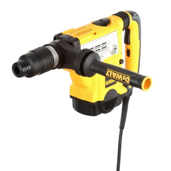 DEWALT 13.5 Amp 1-3/4 in. Corded Spline Combination Concrete/Masonry Rotary Hammer with SHOCKS, 2 Stage Clutch and Case