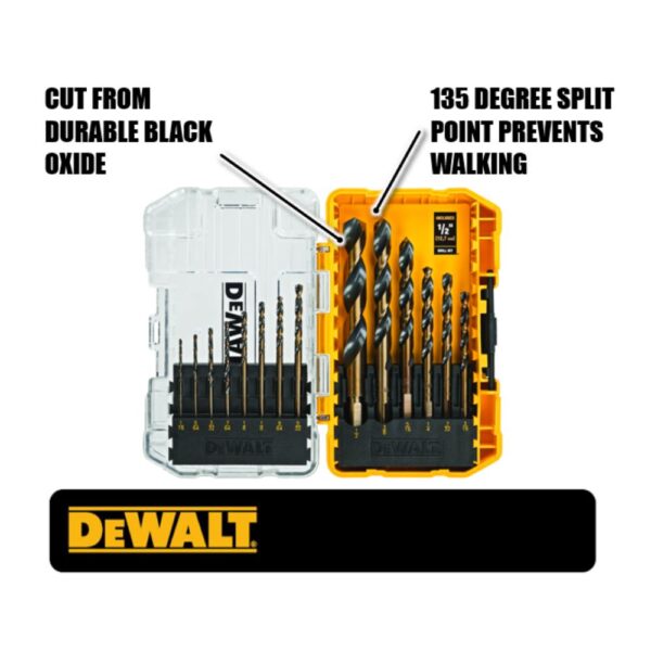DEWALT Black and Gold Drill Bit Set (14-Piece)