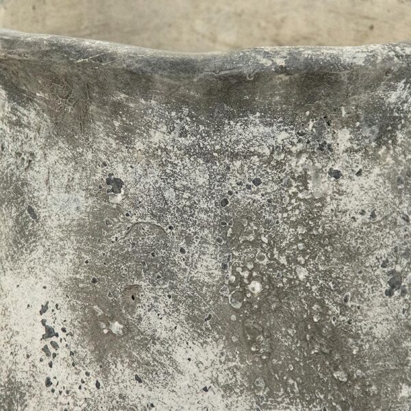 Zentique Terracotta Distressed Grey Small Decorative Vase