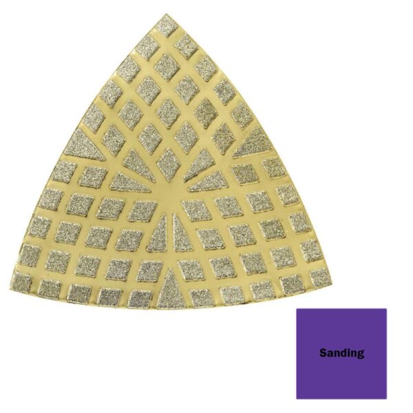 Dremel Multi-Max 3.5 in. 60-Grit Oscillating Tool Diamond Sand Paper for Masonry, Thin-Set, Mortar, and Rust