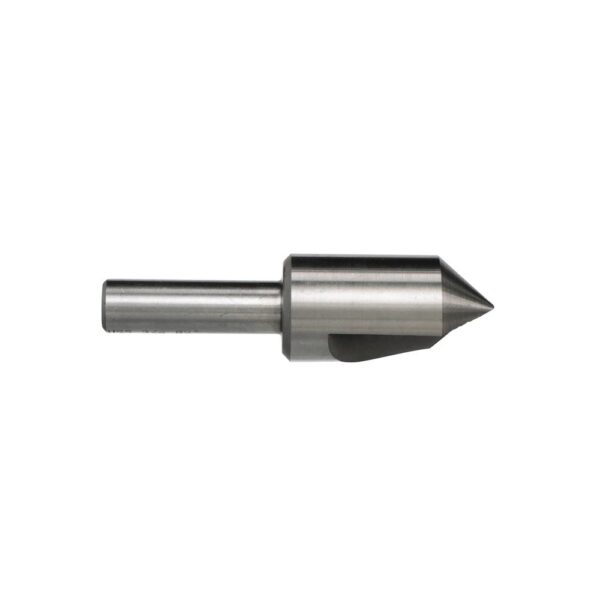Drill America 1/4 in. 100-Degree High Speed Steel Countersink Bit with Single Flute