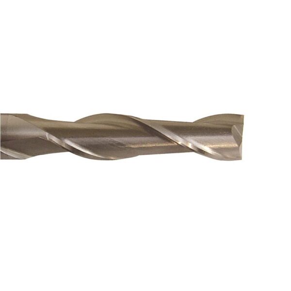 Drill America 11/16 in. High Speed Steel End Mill Specialty Bit with 2-Flutes and 5/8 in. Shank