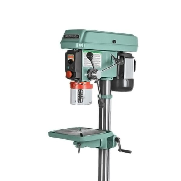 General International 17 in. 1HP Electronic Variable Speed (120 to 3200 RPM) Drill Press with Flip-up Chuck Guard and Integrated Laser Pointer