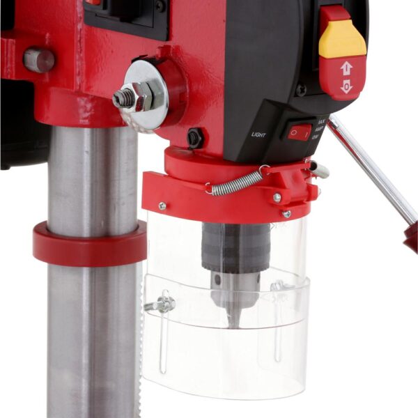 General International 10 in. Drill Press with Variable Speed, Laser System and LED Light