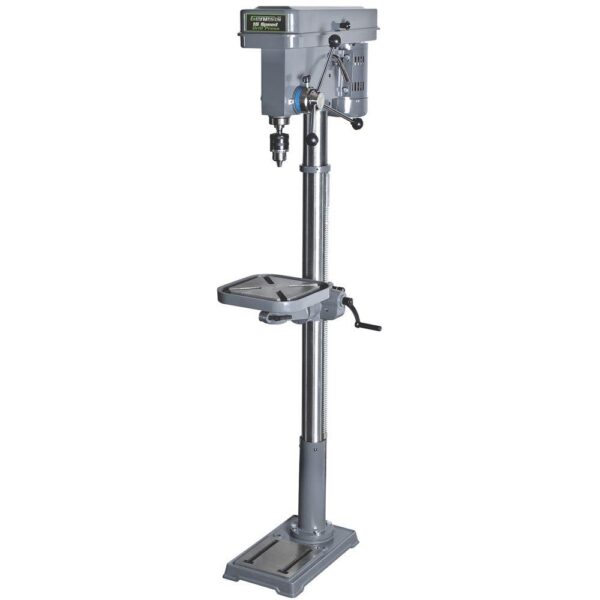 Genesis 6.6 Amp 13 in. 120-Volt 16-Speed Floor Stand Drill Press with Tilt Table, 5/8 in. Chuck and Heavy Cast Iron Base
