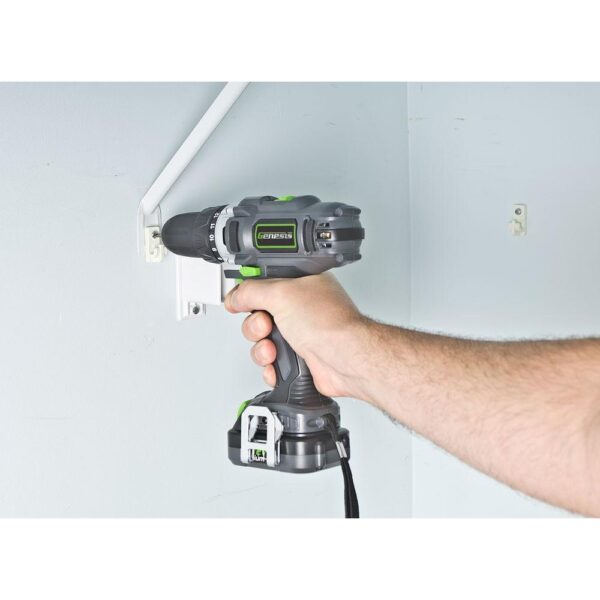 Genesis 12-Volt Lithium-ion Cordless Variable Speed Drill/Driver with 3/8 in. Chuck, LED Light, Charger and Bit
