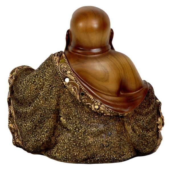Oriental Furniture Oriental Furniture 6 in. Sitting Laughing Buddha Decorative Statue