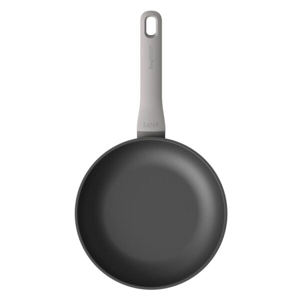 BergHOFF Leo 3-Piece Aluminum Nonstick Frying Pan Set in Grey