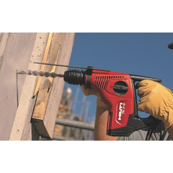 Hilti 120-Volt SDS-Plus TE 7-C Corded Rotary Hammer Drill Kit with 2 TE-CX Hammer Drill Bits