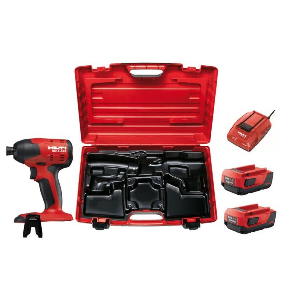 Hilti 22-Volt Lithium-Ion 1/4 in. Hex Cordless Brushless SID 4 Impact Driver with 3 gear speed and Case