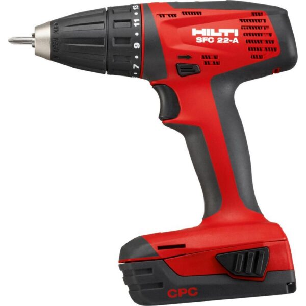 Hilti 22-Volt Lithium-Ion 1/2 in. Cordless Compact Drill Driver SFC 22 Kit (No Bag)