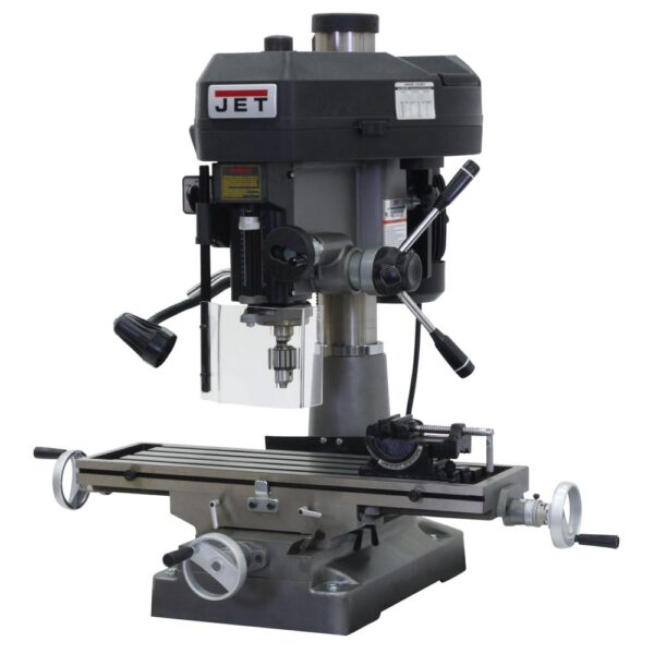 Jet JMD-18 Mill/Drill Press with Newall DP700 Dro and X-Axis Table Powerfeed