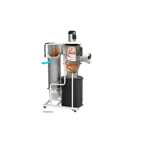 Jet JCDC-1.5 1.5HP 115-Volt Cyclone Dust Collector