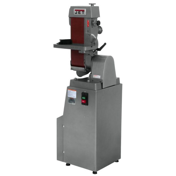 Jet 1.5 HP 6 in. x 48 in. Industrial Horizontal/Vertical Belt Finishing Sander with Closed Stand, 115/230-Volt J-4300A
